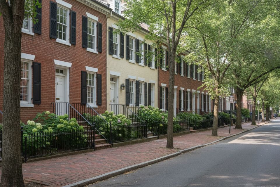 A residential street in Alexandria.